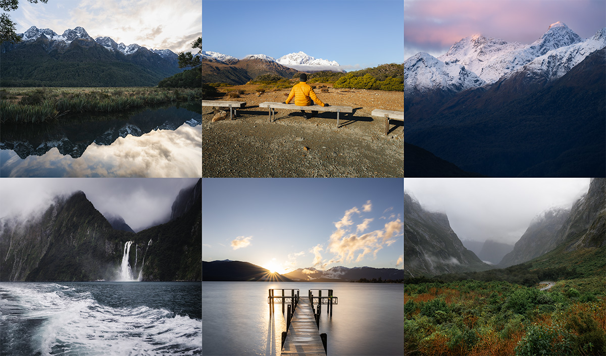 Chasing photo locations through Fiordland National Park