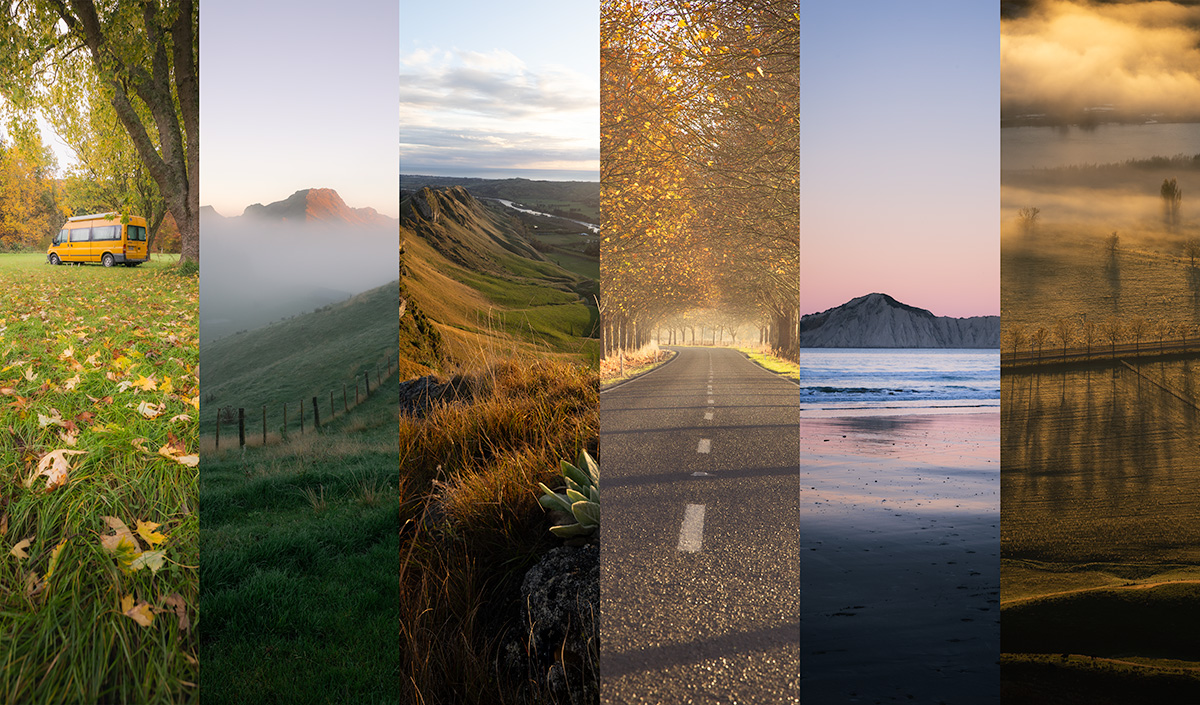 Capturing vibrant colours in Hawke's Bay during Autumn
